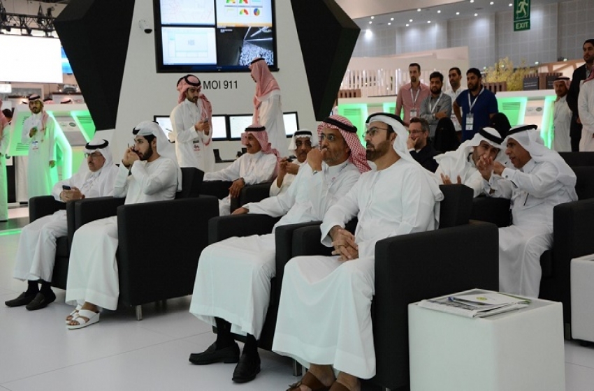 Seated Prince and UAE Minister